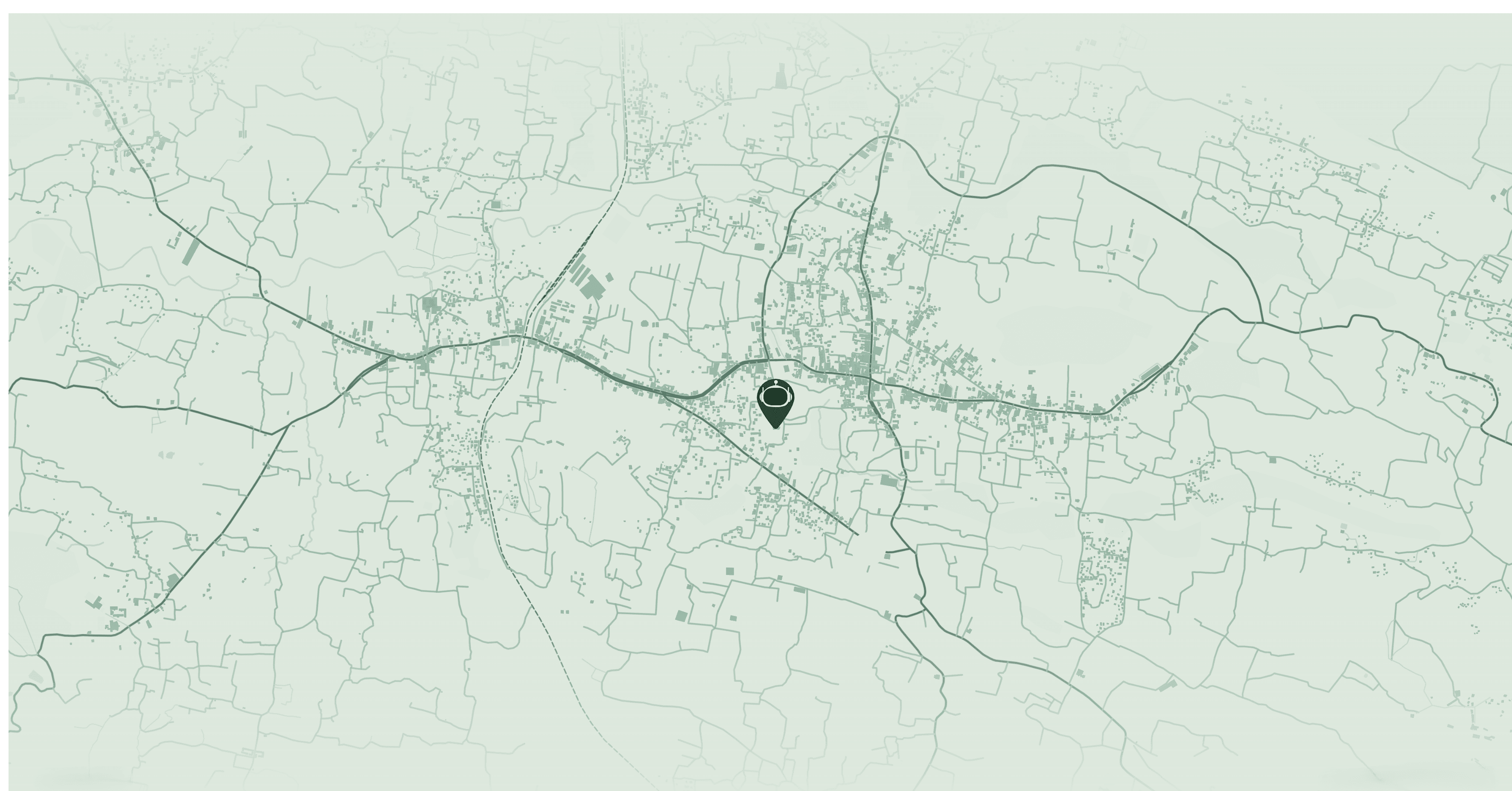 Map showing location